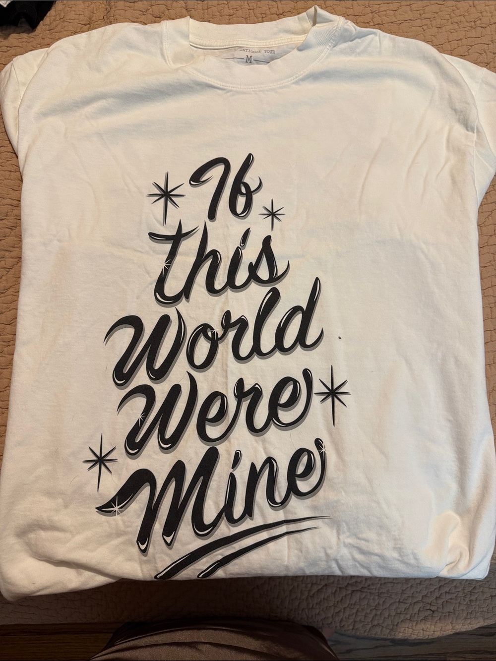 Kendrick Lamar 
Concert Graphic Tee - "If This World Were Mine"